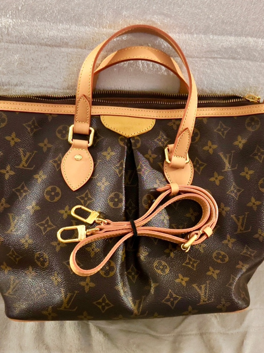 Authentic Louis Vuitton Monogram Palermo PM (w/ certification)